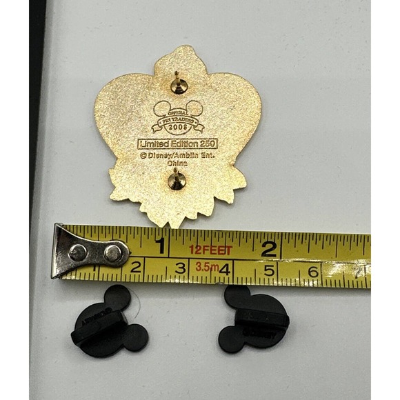 Rare 2009 Disney Pin LE250 Jessica Rabbit Heart and Roses Rose Pin Mint - Picture 8 of 9